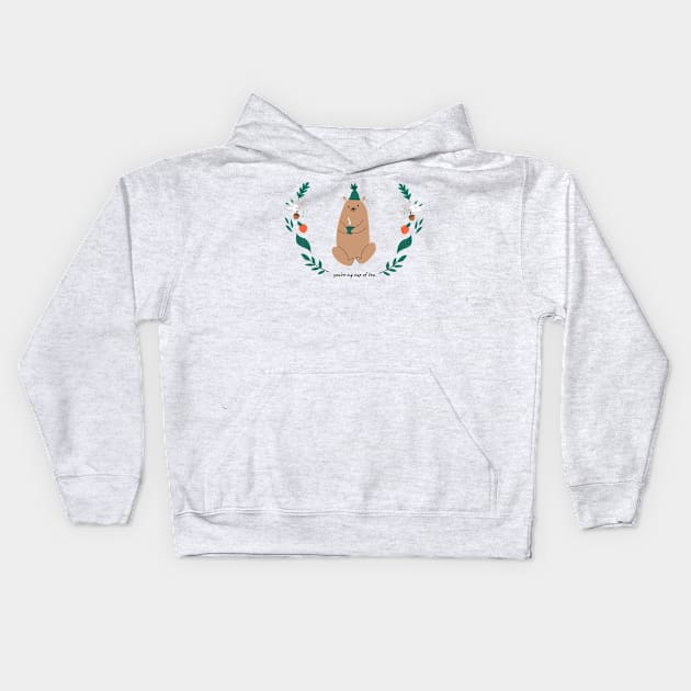 You’re my cup of tea Kids Hoodie by Biddie Gander Designs